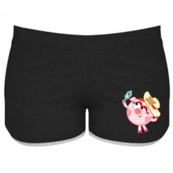 Женские шорты Нюша в шляпке - PrintSalon