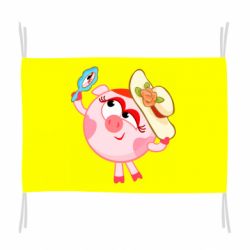 Флаг Нюша в шляпке - PrintSalon