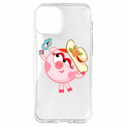 Чехол для iPhone 12 mini Нюша в шляпке - PrintSalon