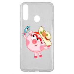 Чехол для Samsung A20s Нюша в шляпке - PrintSalon