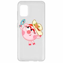 Чехол для Samsung A31 Нюша в шляпке - PrintSalon