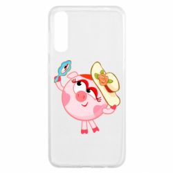 Чехол для Samsung A50 Нюша в шляпке - PrintSalon