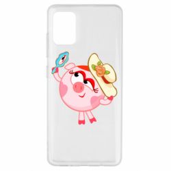 Чехол для Samsung A51 Нюша в шляпке - PrintSalon