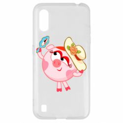 Чехол для Samsung A01/M01 Нюша в шляпке - PrintSalon