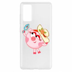 Чехол для Samsung S20 FE Нюша в шляпке - PrintSalon