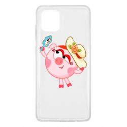 Чехол для Samsung Note 10 Lite Нюша в шляпке - PrintSalon