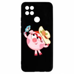 Чехол для Oppo A15s/A15 Нюша в шляпке - PrintSalon