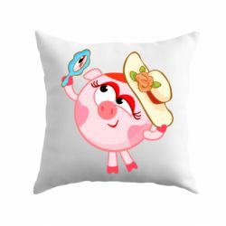 Подушка Нюша в шляпке