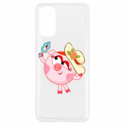 Чехол для Oppo Reno 4 Нюша в шляпке - PrintSalon