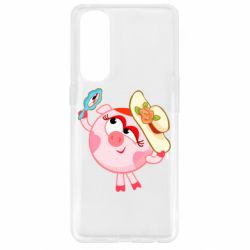 Чехол для Oppo Reno 4 Pro Нюша в шляпке - PrintSalon