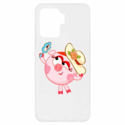 Чехол для Oppo Reno 5 Lite Нюша в шляпке - PrintSalon