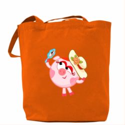 Эко-сумка Нюша в шляпке - PrintSalon