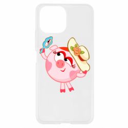 Чехол для Xiaomi Mi11 Lite Нюша в шляпке - PrintSalon