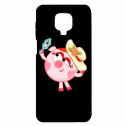 Чехол для Xiaomi Redmi Note 9S/9Pro/9Pro Max Нюша в шляпке - PrintSalon