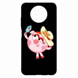 Чехол для Xiaomi Redmi Note 9 5G/Redmi Note 9T Нюша в шляпке