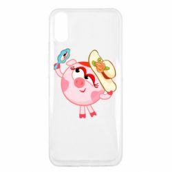 Чехол для Xiaomi Redmi 9a Нюша в шляпке - PrintSalon