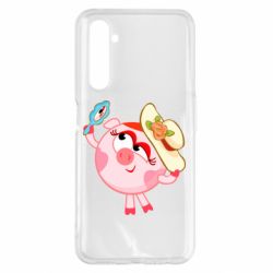 Чехол для Realme 6 Pro Нюша в шляпке - PrintSalon