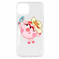 Чехол для iPhone 14 Plus Нюша в шляпке - PrintSalon