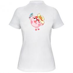 Женское поло Нюша в шляпке - PrintSalon