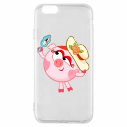 Чехол для iPhone 6/6S Нюша в шляпке - PrintSalon