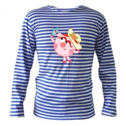 Тельняшка с длинным рукавом Нюша в шляпке - PrintSalon