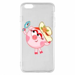 Чехол для iPhone 6 Plus/6S Plus Нюша в шляпке - PrintSalon