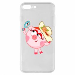 Чехол для iPhone 8 Plus Нюша в шляпке - PrintSalon