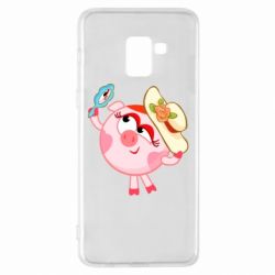 Чехол для Samsung A8+ 2018 Нюша в шляпке - PrintSalon