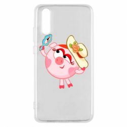 Чехол для Huawei P20 Нюша в шляпке - PrintSalon