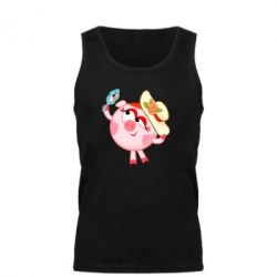 Мужская майка Нюша в шляпке - PrintSalon