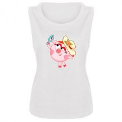 Женская майка Нюша в шляпке - PrintSalon