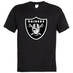 Чоловіча футболка з V-подібним вирізом Oakland Raiders