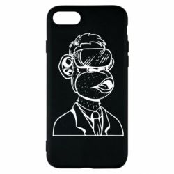 Чехол для iPhone SE 2022 Обезьяна в виртуальных очках - PrintSalon