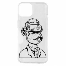Чехол для iPhone 14 Обезьяна в виртуальных очках
