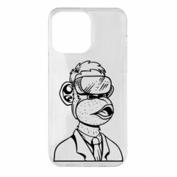 Чехол для iPhone 14 Pro Max Обезьяна в виртуальных очках - PrintSalon