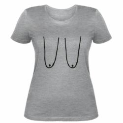 Жіноча футболка Обвислі груди - PrintSalon