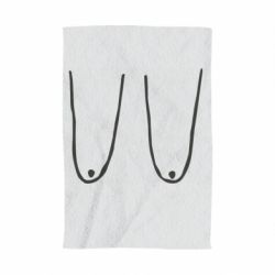 Рушник з принтом Обвислі груди - PrintSalon