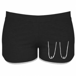 Жіночі шорти Обвислі груди - PrintSalon