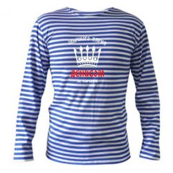 Тельняшка с длинным рукавом Обычного парня Денисом не нарекут - PrintSalon