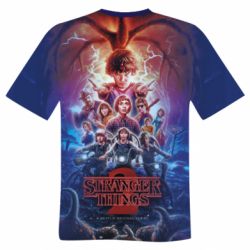 Чоловіча футболка 3D Дуже дивні справи 2 - PrintSalon