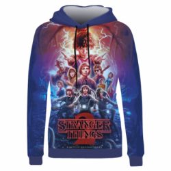 Жіноче 3D худі Дуже дивні справи 2-PrintSalon Жіноче 3D худі Дуже дивні справи 2