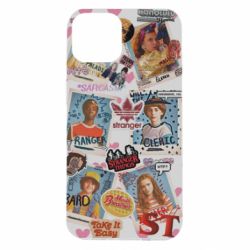 Чехол для iPhone 14 Очень странные дела. Стикеры