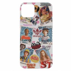 Чехол для iPhone 14 Plus Очень странные дела. Стикеры - PrintSalon