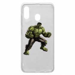 Чехол для Samsung A20 Очень злой Халк - PrintSalon