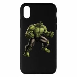 Чехол для iPhone X/Xs Очень злой Халк - PrintSalon