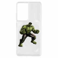 Чехол для Samsung S21 Ultra Очень злой Халк - PrintSalon