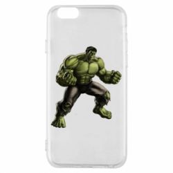 Чехол для iPhone 6/6S Очень злой Халк - PrintSalon