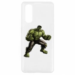 Чехол для Oppo Find X2 Очень злой Халк - PrintSalon