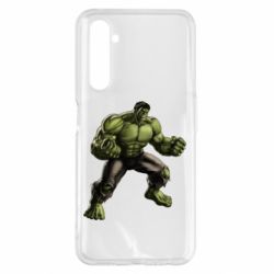 Чехол для Realme 6 Pro Очень злой Халк - PrintSalon