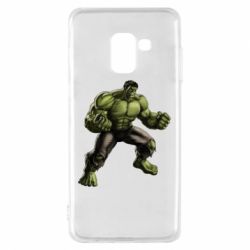Чехол для Samsung A8 2018 Очень злой Халк - PrintSalon
